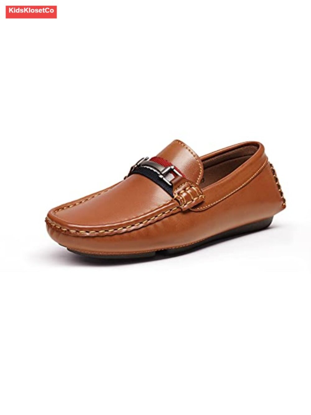 Boys Dress Loafers Slip-On Mocc Sole Formal Party Shoes